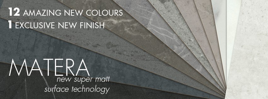 polytec MATERA matt surface range is available in 12 new colours and 1 exclusive finish